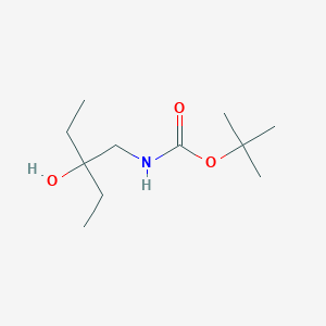 Tert-butyl (2-ethyl-2-hydroxybutyl)carbamate