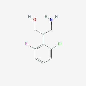 3-Amino-2-(2-chloro-6-fluorophenyl)propan-1-ol