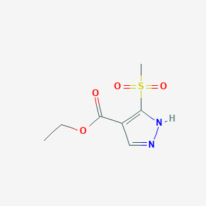 ethyl 5-methanesulfonyl-1H-pyrazole-4-carboxylate