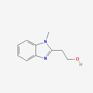 molecular formula C10H12N2O B1357328 2-(1-甲基-1H-苯并咪唑-2-基)乙醇 CAS No. 34734-29-7