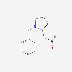 2-(1-Benzylpyrrolidin-2-yl)acetaldehyde