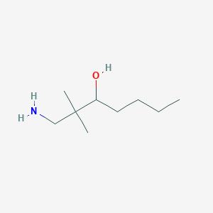 1-Amino-2,2-dimethylheptan-3-ol