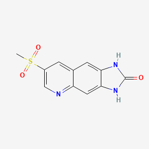 7-methanesulfonyl-1H,2H,3H-imidazo[4,5-g]quinolin-2-one