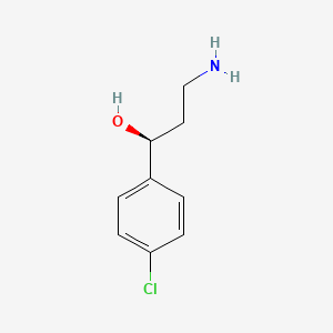 (S)-3-Amino-1-(4-chlorophenyl)propan-1-ol