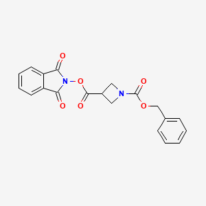 1-Benzyl 3-(1,3-dioxoisoindolin-2-yl) azetidine-1,3-dicarboxylate