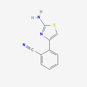 2-(2-Aminothiazol-4-yl)benzonitrile