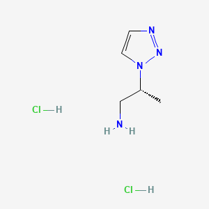 (2R)-2-(1H-1,2,3-triazol-1-yl)propan-1-aminedihydrochloride