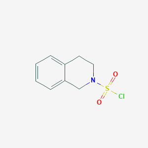 molecular formula C9H10ClNO2S B1357360 3,4-dihydroisoquinoline-2(1H)-sulfonyl chloride CAS No. 195987-27-0