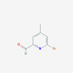 6-Bromo-4-methylpicolinaldehyde