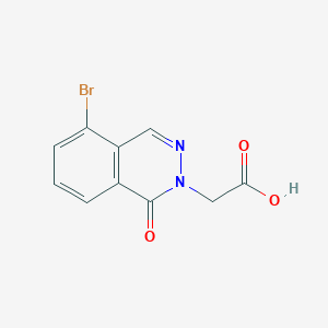 2-(5-Bromo-1-oxo-1,2-dihydrophthalazin-2-yl)acetic acid