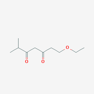 1-Ethoxy-6-methylheptane-3,5-dione