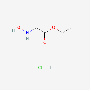 ethyl 2-(N-hydroxyamino)acetate hydrochloride