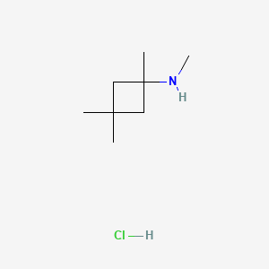 N,1,3,3-tetramethylcyclobutan-1-aminehydrochloride