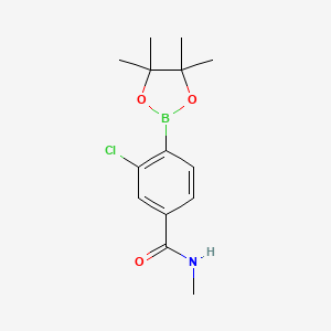 3-chloro-N-methyl-4-(tetramethyl-1,3,2-dioxaborolan-2-yl)benzamide