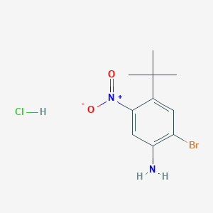 2-Bromo-4-tert-butyl-5-nitroanilinehydrochloride