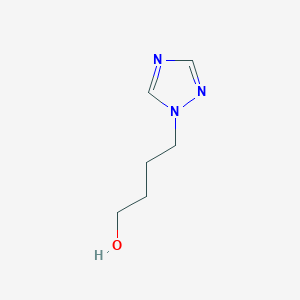 molecular formula C6H11N3O B1357380 4-(1H-1,2,4-Triazol-1-yl)butan-1-ol 