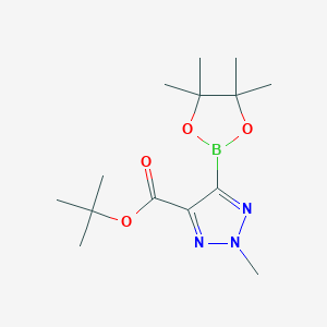 tert-butyl 2-methyl-5-(4,4,5,5-tetramethyl-1,3,2-dioxaborolan-2-yl)-2H-1,2,3-triazole-4-carboxylate