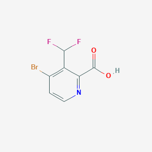 4-Bromo-3-(difluoromethyl)picolinic acid