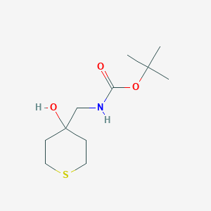 4-[(Boc-amino)methyl]tetrahydro-2H-thiopyran-4-ol