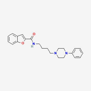 N-[4-(4-phenylpiperazin-1-yl)butyl]-1-benzofuran-2-carboxamide