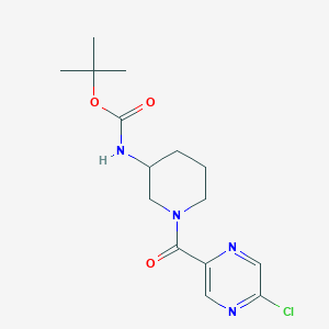 tert-butylN-[1-(5-chloropyrazine-2-carbonyl)piperidin-3-yl]carbamate