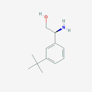 (s)-2-Amino-2-(3-(tert-butyl)phenyl)ethan-1-ol