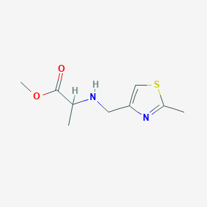 Methyl ((2-methylthiazol-4-yl)methyl)alaninate