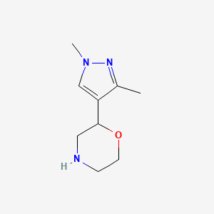 2-(1,3-dimethyl-1H-pyrazol-4-yl)morpholine