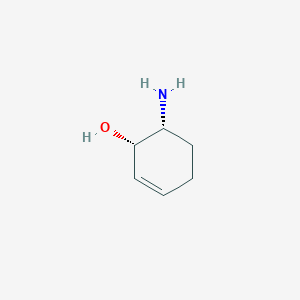 molecular formula C6H11NO B13574060 (1S,6R)-6-Aminocyclohex-2-en-1-ol 