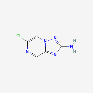 6-Chloro-[1,2,4]triazolo[1,5-a]pyrazin-2-amine