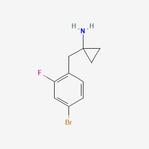 1-(4-Bromo-2-fluorobenzyl)cyclopropan-1-amine