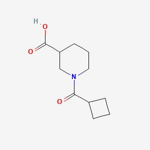 molecular formula C11H17NO3 B1357414 1-(环丁基羰基)-3-哌啶甲酸 CAS No. 926214-73-5