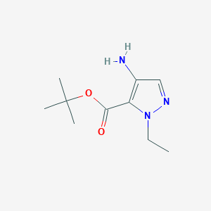 Tert-butyl 4-amino-1-ethyl-1h-pyrazole-5-carboxylate