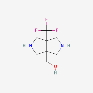 [6a-(Trifluoromethyl)-octahydropyrrolo[3,4-c]pyrrol-3a-yl]methanol