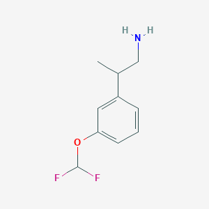 2-(3-(Difluoromethoxy)phenyl)propan-1-amine