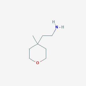 2H-Pyran-4-ethanamine, tetrahydro-4-methyl-