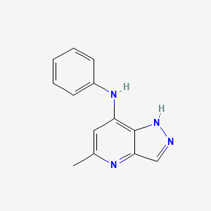 5-methyl-N-phenyl-1H-pyrazolo[4,3-b]pyridin-7-amine