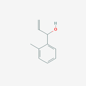 molecular formula C10H12O B13574254 1-o-Tolylprop-2-en-1-ol CAS No. 39627-62-8