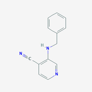 molecular formula C13H11N3 B13574297 3-(Benzylamino)pyridine-4-carbonitrile 