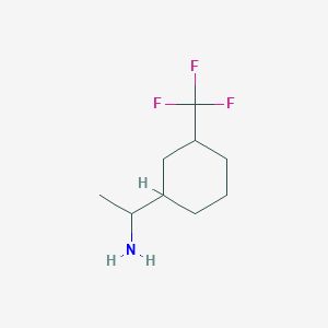 1-(3-(Trifluoromethyl)cyclohexyl)ethan-1-amine