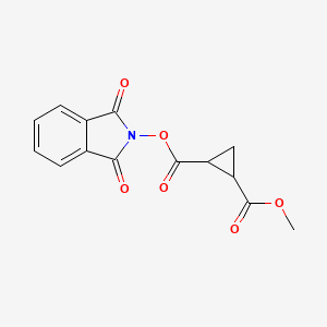 1-(1,3-Dioxoisoindolin-2-YL) 2-methyl cyclopropane-1,2-dicarboxylate