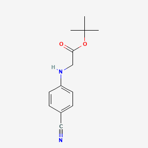 Tert-butyl 2-[(4-cyanophenyl)amino]acetate