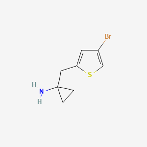 1-((4-Bromothiophen-2-yl)methyl)cyclopropan-1-amine