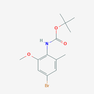 Tert-butyl (4-bromo-2-methoxy-6-methylphenyl)carbamate