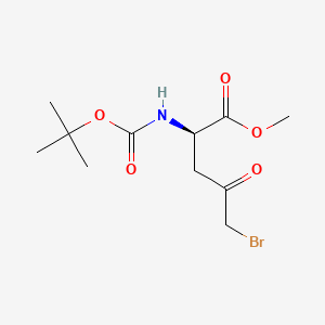 methyl(2R)-5-bromo-2-{[(tert-butoxy)carbonyl]amino}-4-oxopentanoate