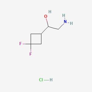 2-Amino-1-(3,3-difluorocyclobutyl)ethan-1-ol hydrochloride