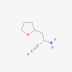 1-(Tetrahydrofuran-2-yl)but-3-yn-2-amine