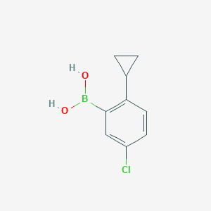 (5-Chloro-2-cyclopropylphenyl)boronic acid