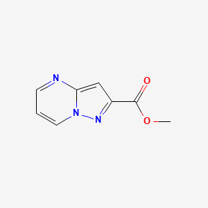 molecular formula C8H7N3O2 B1357485 甲基吡唑并[1,5-a]嘧啶-2-羧酸盐 CAS No. 331647-95-1