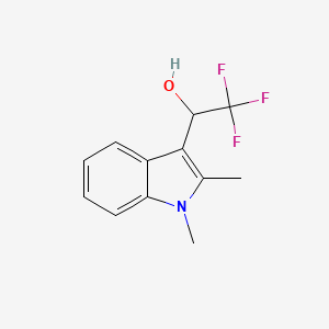 1-(1,2-dimethyl-1H-indol-3-yl)-2,2,2-trifluoroethan-1-ol